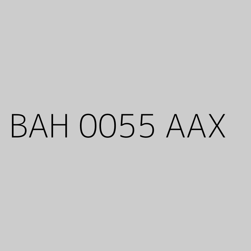 BAH 0055 AAX 